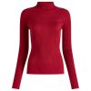 Courrèges Mockneck Light Rib Sweater