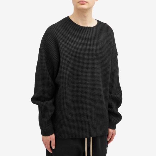 Fear of God ESSENTIALS Heavy Waffle Crew Neck Sweatshirt