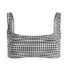 Good American Gingham Square Neck Support Bra