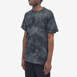 Alexander McQueen Uneven Dyed Skull Logo T-Shirt