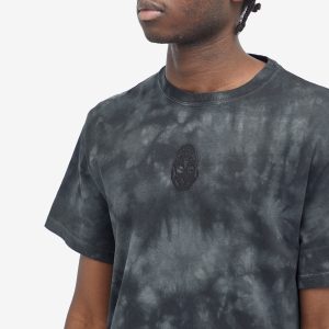 Alexander McQueen Uneven Dyed Skull Logo T-Shirt