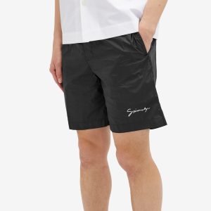 Givenchy Logo Embroidery Swim Shorts