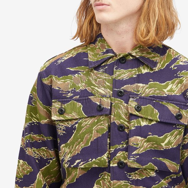 Beams Plus MIL Tiger Camo Shirt Jacket