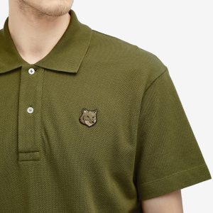 Maison Kitsune Bold Fox Head Patch Comfort Polo Shirt