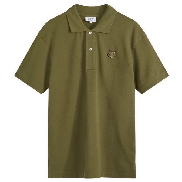 Maison Kitsune Bold Fox Head Patch Comfort Polo Shirt