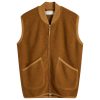 Universal Works Wool Fleece Zip Waistcoat