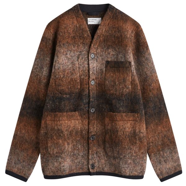 Universal Works Ombre Wool Fleece Cardigan
