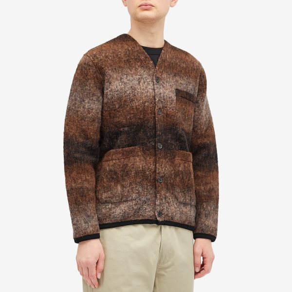 Universal Works Ombre Wool Fleece Cardigan