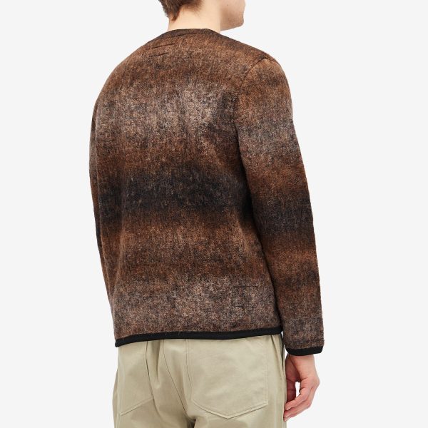 Universal Works Ombre Wool Fleece Cardigan