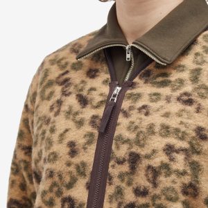 Universal Works Leopard Wool Fleece Liner Jacket