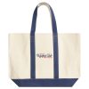 Sporty & Rich 94 Racquet Club Two Tone Tote Bag