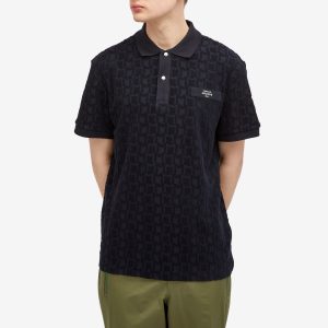 Moncler Towelling Monogram Polo