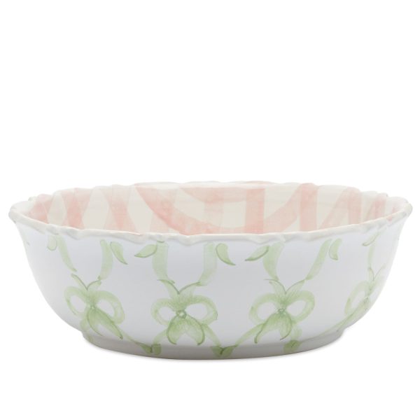 Damson Madder Gingham Salad Bowl