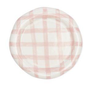 Damson Madder Gingham Saucer