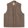 Universal Works Leopard Poly Tech Carlton  Gilet