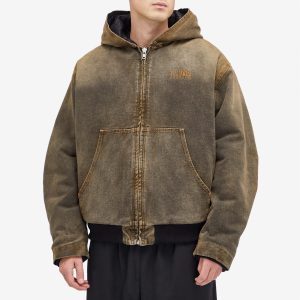 MM6 Maison Margiela Hooded Denim Bomber Jacket