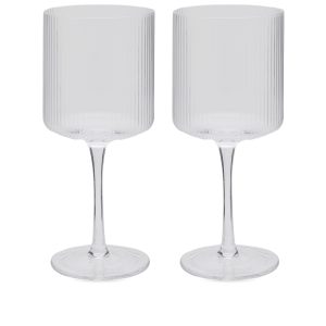 ferm LIVING Ripple Red Wine Glasses - Set of 2