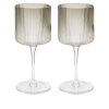 ferm LIVING Ripple White Wine Glasses - Set of 2