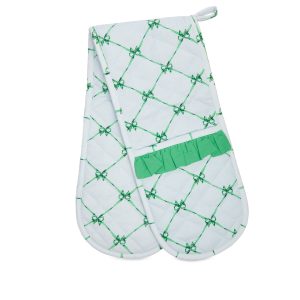 Damson Madder Bow Print Double Oven Mitt