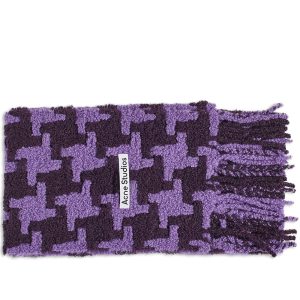 Acne Studios Vadik Houndstooth Scarf