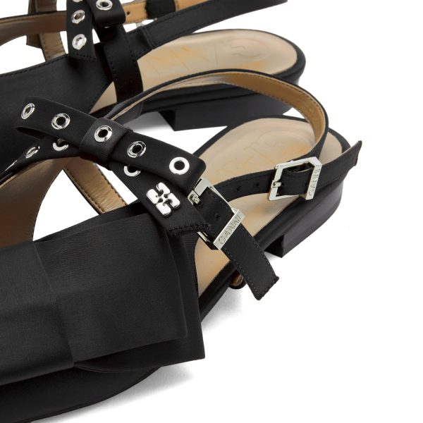 GANNI Big Bow Slingback Ballerina