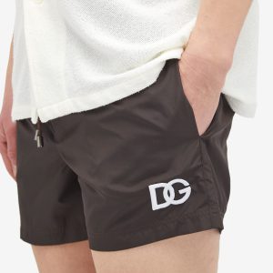 Dolce & Gabbana Monogram Logo Swim Shorts