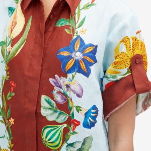 Alemais Dahlia Floral Linen Shirt