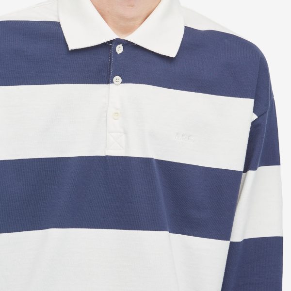 A.P.C. Riley Stripe Rugby Shirt