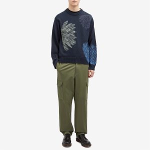 Paul Smith Pixilated Flower Crew Sweater