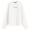 Palm Angels Curved Logo Crew Sweat