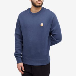 Maison Kitsuné Speedy Fox Patch Crew Sweat