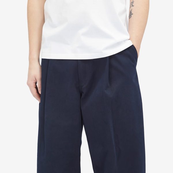 Studio Nicholson Sorte Deep Pleat Volume Twill Pants