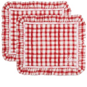 Damson Madder 2 Set Ruffle Placemat