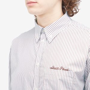 about:blank Stripe Oxford Shirt