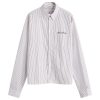 about:blank Stripe Oxford Shirt