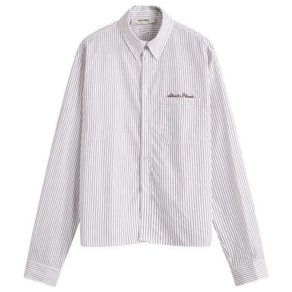 about:blank Stripe Oxford Shirt