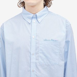 about:blank Stripe Oxford Shirt