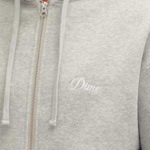 Dime Cursive Small Logo Zip-Hoodie