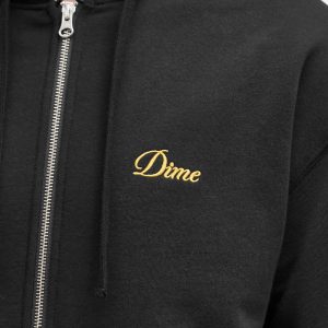 Dime Cursive Small Logo Zip-Hoodie