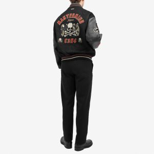 C2H4 x mastermind JAPAN Curvilinear Varsity Jacket