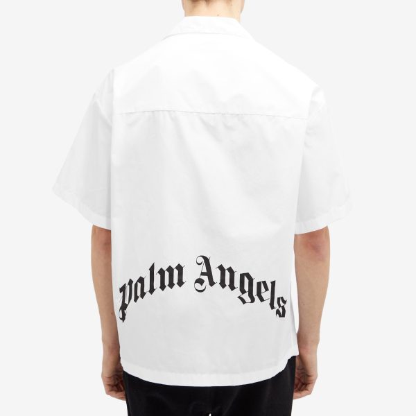 Palm Angels Curved Logo Vacation Shirt