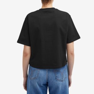 Versace Logo Crop T-Shirt