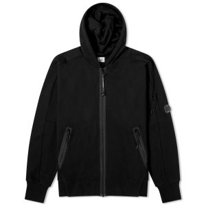 C.P. Company Diagonal Raised Fleece Zipped Hoodie