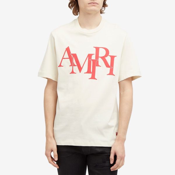 AMIRI Staggered Logo T-Shirt