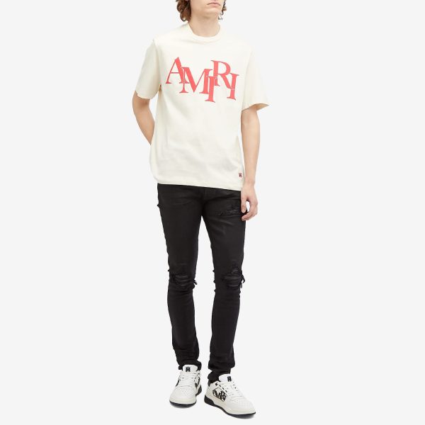 AMIRI Staggered Logo T-Shirt