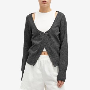 Deiji Studios Asymmetric Knit Cardigan