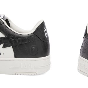 A Bathing Ape Croc Printed Bape Sta Sneaker