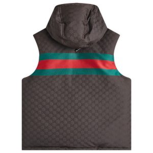 Gucci Jacquard GG GRG Down Vest