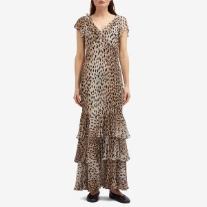 RIXO Amelle Antelope Midi Dress