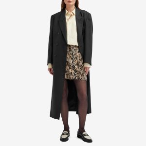 RIXO Mariah Leopard Mini Skirt